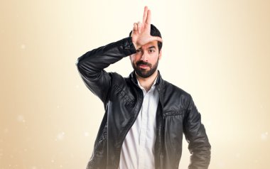 Adam izole arka plan