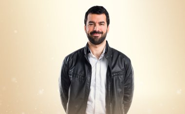 Adam izole arka plan