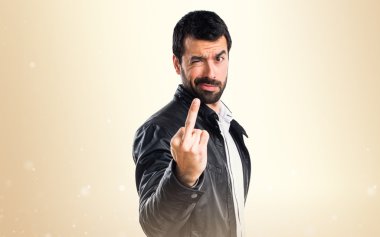 Adam izole arka plan