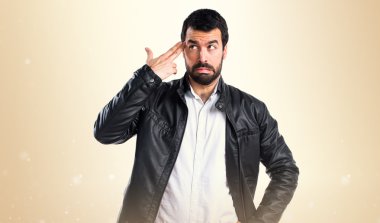 Adam izole arka plan