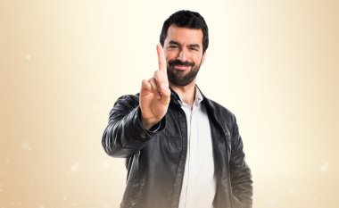 Adam izole arka plan