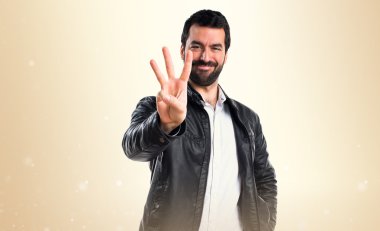 Adam izole arka plan