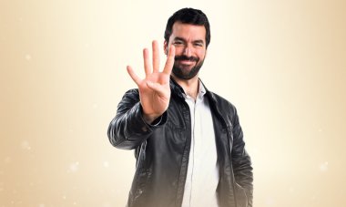 Adam izole arka plan