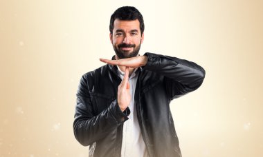 Adam izole arka plan