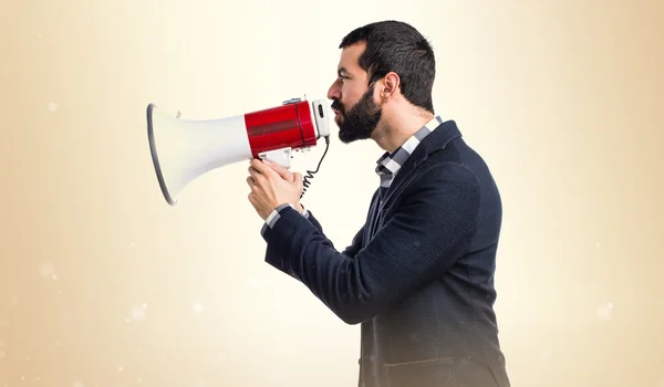 Man over isolated background — Stock Photo, Image