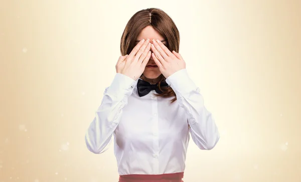 Mujer sobre fondo aislado —  Fotos de Stock