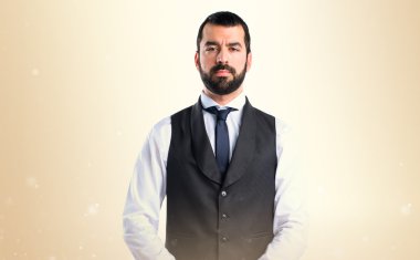 Adam izole arka plan