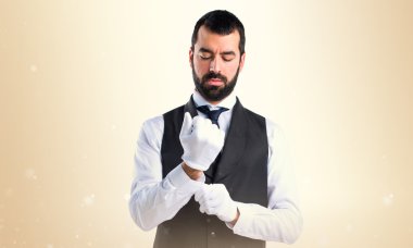 Adam izole arka plan