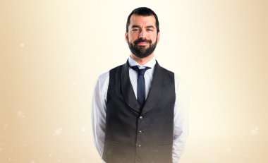 Adam izole arka plan