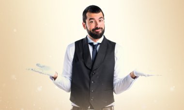 Adam izole arka plan