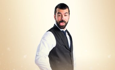 Adam izole arka plan