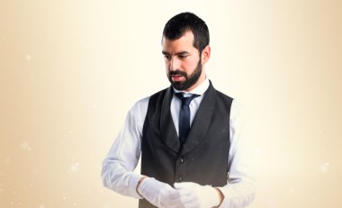 Adam izole arka plan