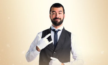 Adam izole arka plan