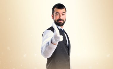 Adam izole arka plan