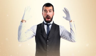 Adam izole arka plan