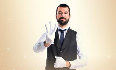 Adam izole arka plan