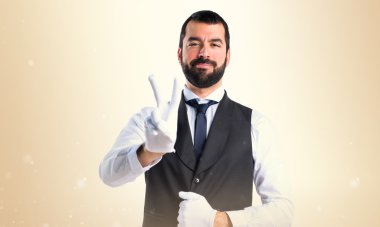 Adam izole arka plan