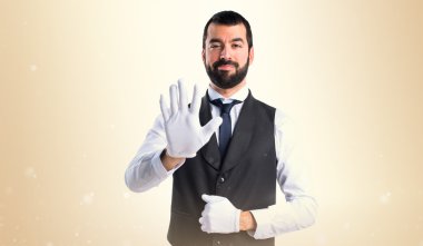 Adam izole arka plan