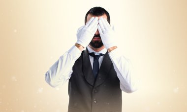 Adam izole arka plan