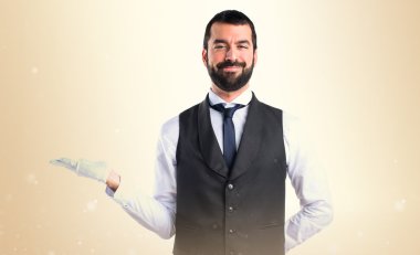 Adam izole arka plan