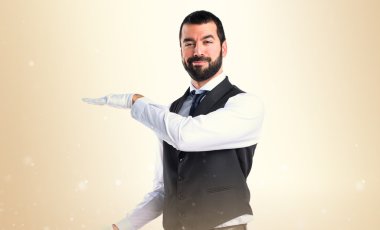 Adam izole arka plan