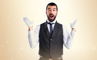 Adam izole arka plan