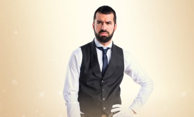 Adam izole arka plan