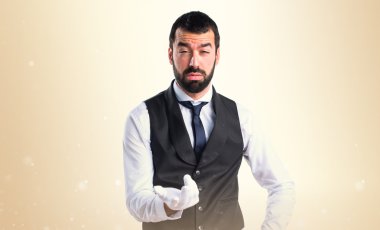 Adam izole arka plan