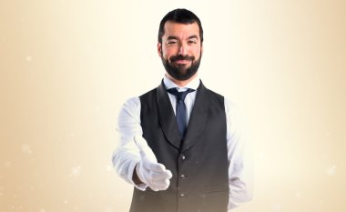 Adam izole arka plan