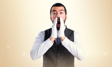 Adam izole arka plan