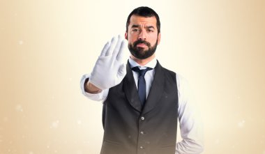 Adam izole arka plan