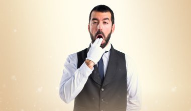 Adam izole arka plan