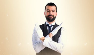 Adam izole arka plan