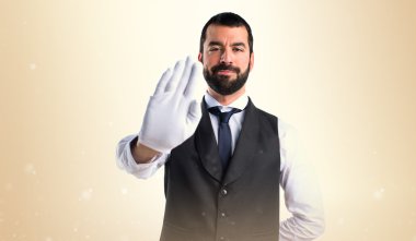 Adam izole arka plan