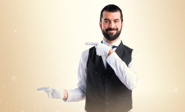 Adam izole arka plan