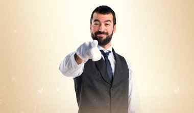 Adam izole arka plan