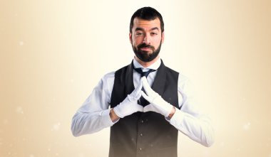 Adam izole arka plan