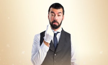 Adam izole arka plan