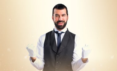 Adam izole arka plan