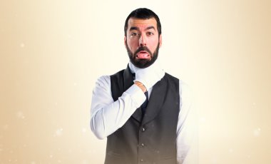 Adam izole arka plan