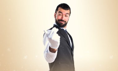 Lüks garson önümüzdeki jest