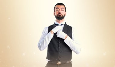 Adam izole arka plan