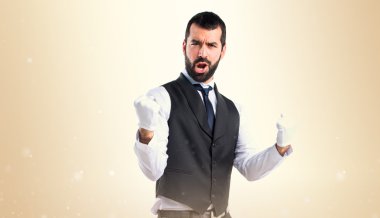 Adam izole arka plan