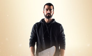 Adam izole arka plan