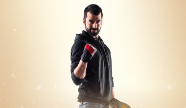 Kaykay ile şanslı adam