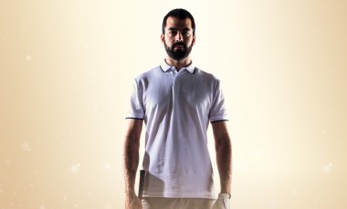 Adam izole arka plan