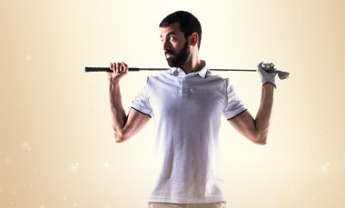 Adam izole arka plan