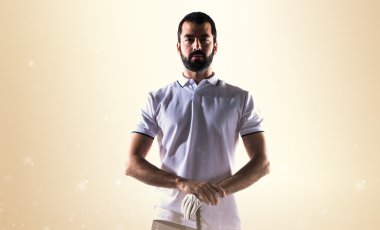 Adam izole arka plan