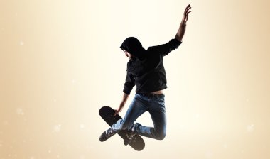 Adam izole arka plan