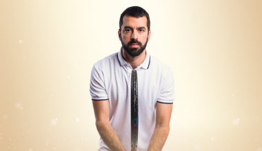 Adam izole arka plan